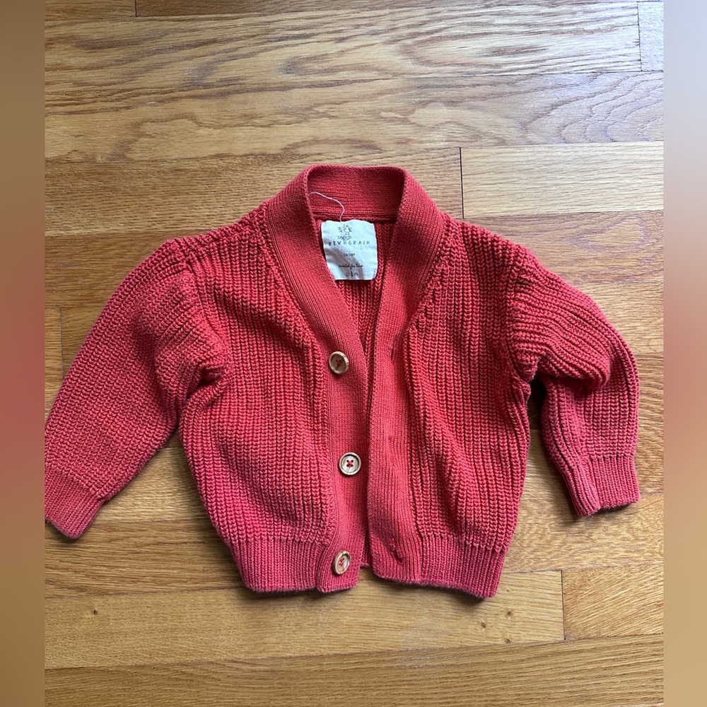 New grain cardigan